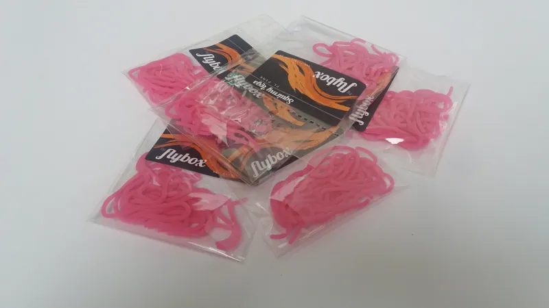 Flybox Squirmy Legs in Fl.Pink-2